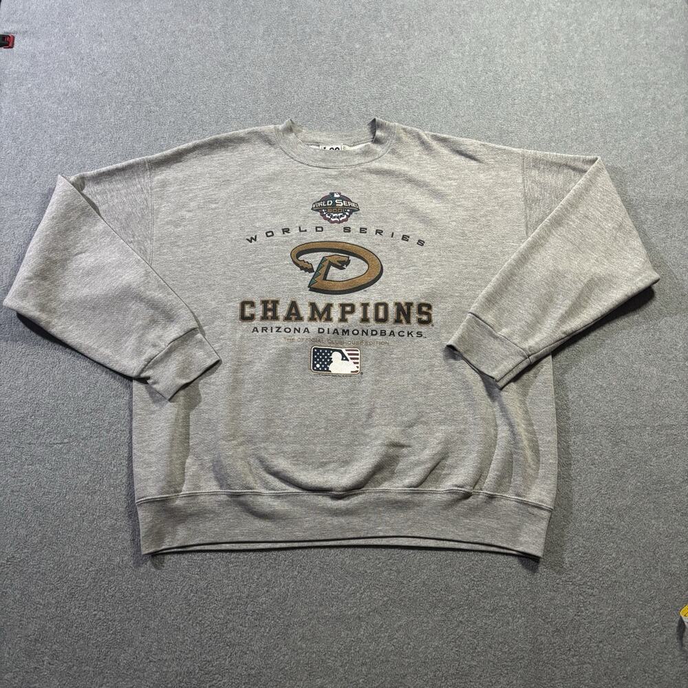 Vintage 2001 Arizona Diamondbacks World Series Champions Crewneck Sweatshirt XL